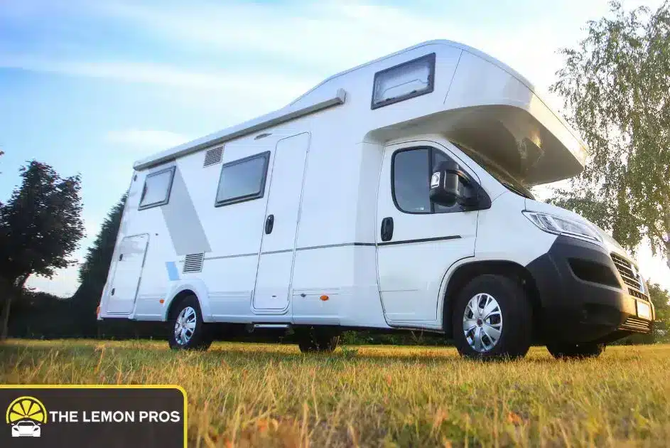 Recreational vehicle that may be covered under California lemon law protections