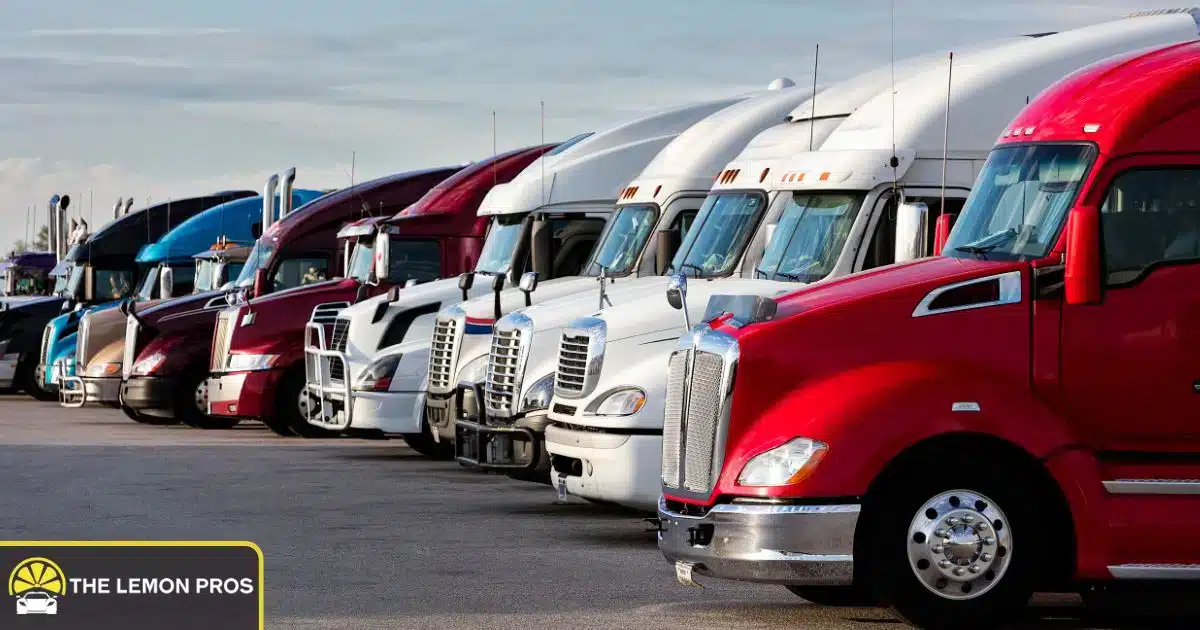 Commercial trucks that may be covered under the California lemon law
